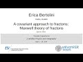 Erica Bertolini - A covariant approach to fractons: Maxwell theory of fractons