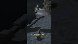 FF14幽霊エッダちゃん、リムサのエーテライト広場 #ff14ルリルリ