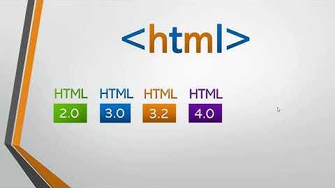 Fundamentos de Web Design 1  - AULA 01 - História do HTML