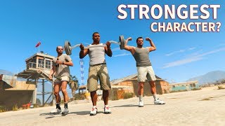 GTA V  Which main Character is the Strongest?