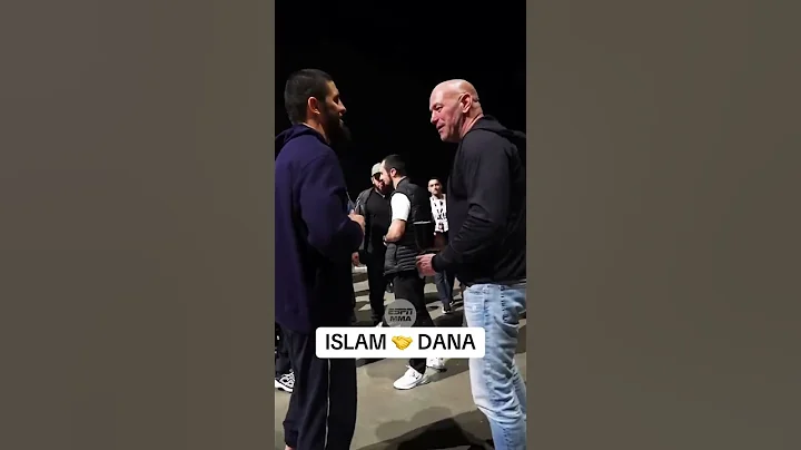 Islam Makhachev linked up with Dana White 🤝 #UFC311