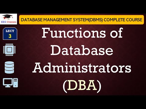 Video: Wat zijn de vijf belangrijkste functies van databasebeheerder?