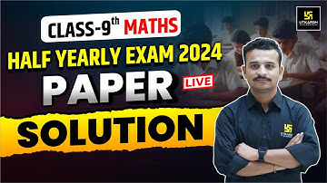 RBSE Class 9 Maths Half Yearly Exam Paper Solution 2024-25 | Complete Analysis | Kishore Sir