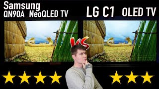 Сравнение LG OLED C1 & SAMSUNG QN90 ads!!! Вот она, правда! SDR & HDR! Какой телевизор выбрать?