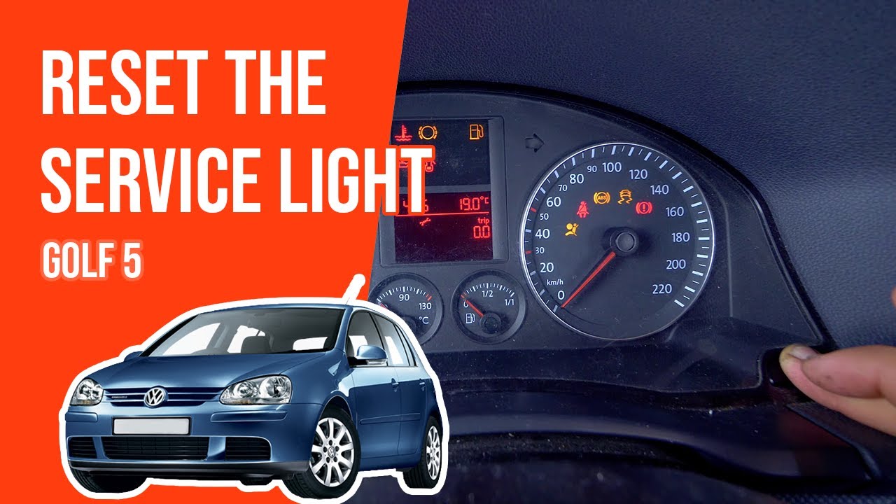 How to reset the service light GOLF 5 YouTube
