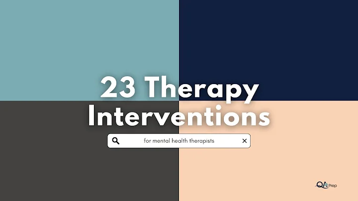 Therapeutic Interventions List for 2023