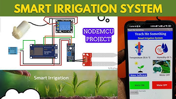 FireBase IOT Smart Plant Monitoring System | smart irrigation system using iot | MIT APP | NodeMCU