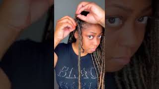 Easy Way to Take out your Faux Locs with No Scissors #shorts