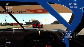 simple grid autosport outside overtake