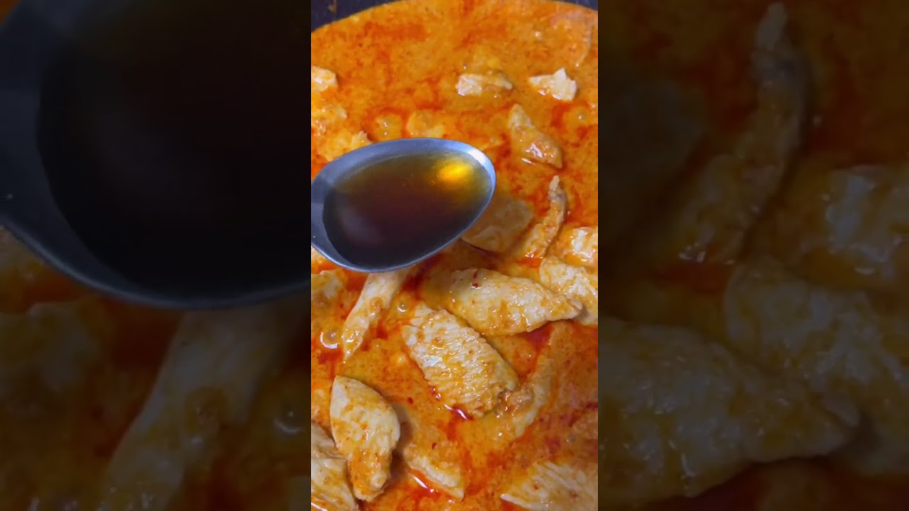 Panang Kai: Pollo al curry Panang พะแนงไก่ #panang #curry