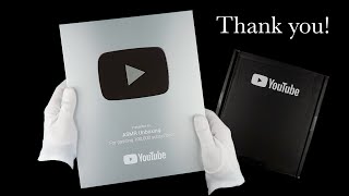 Silver Play Button Unboxing  100k Subscriber Special | ASMR Unboxing