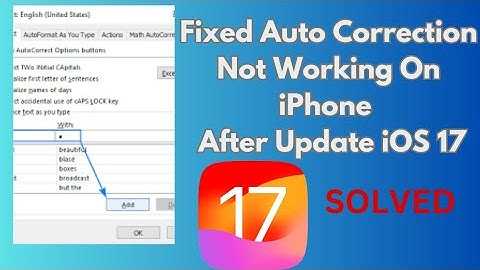 How To The Fix Autocorrect Not Working on iPhone After Update