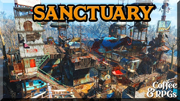 LORE FRIENDLY, FALLOUT 4 SETTLEMENT - A tour of my Sanctuary City using the Sim Settlements mod!