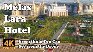 Melas Lara Hotel from Drone Lara Antalya Turkey in 4K