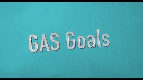 GAS Goals - Goal Attainment Scaling - Recipe for Success (Occupational Therapy goal writing)