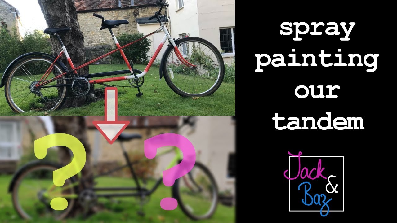 Spray painting a tandem with spray.bike ! YouTube