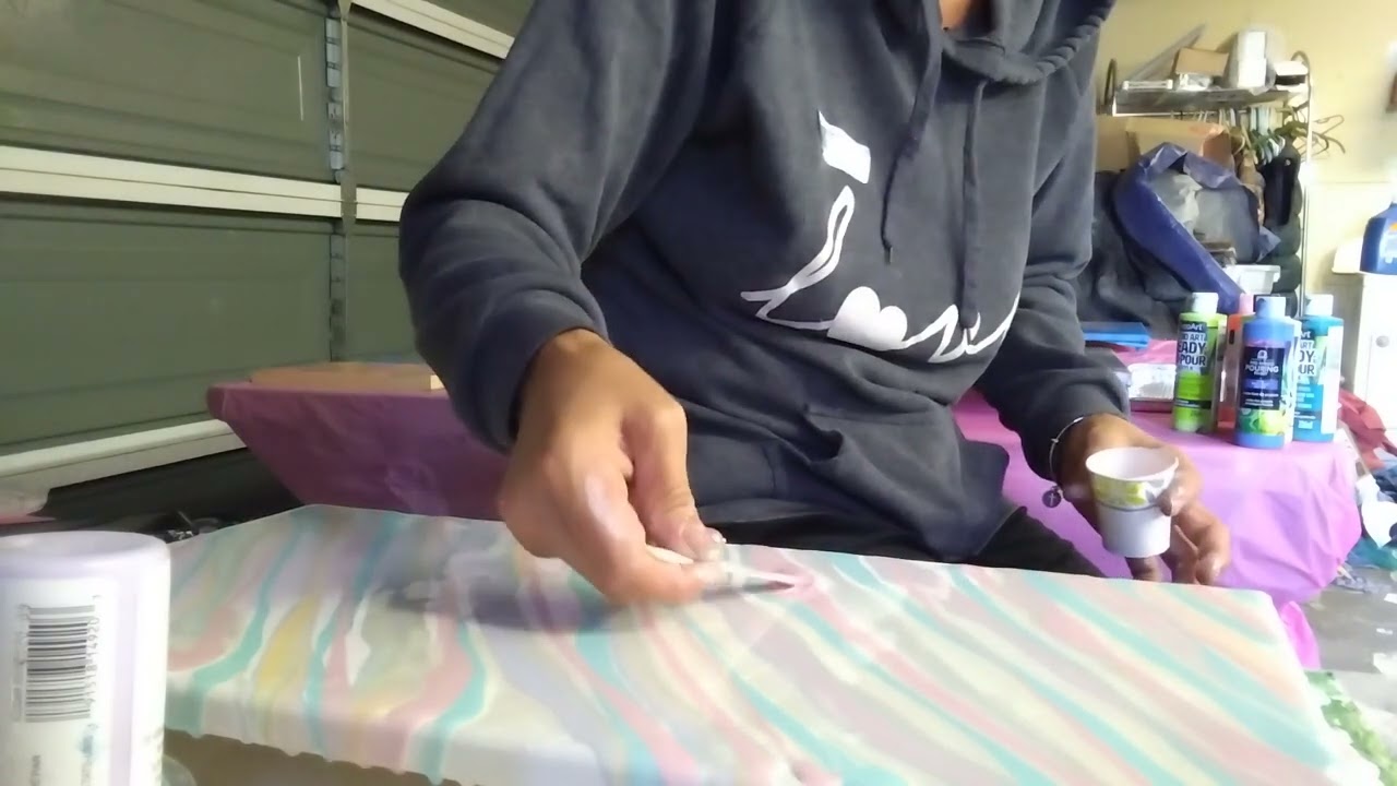 open dirty pour pastel pearl and metallic