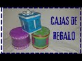 Como hacer CAJITAS  de REGALOS con BOTELLAS PLÁSTICAS