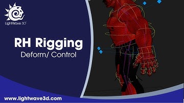 Lightwave 3D RH Rigging Deform Control