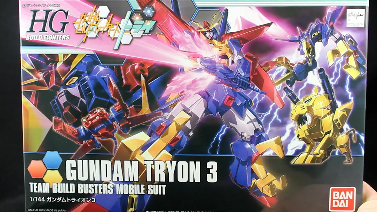 205 - HGBF Gundam Tryon 3 UNBOXING - YouTube