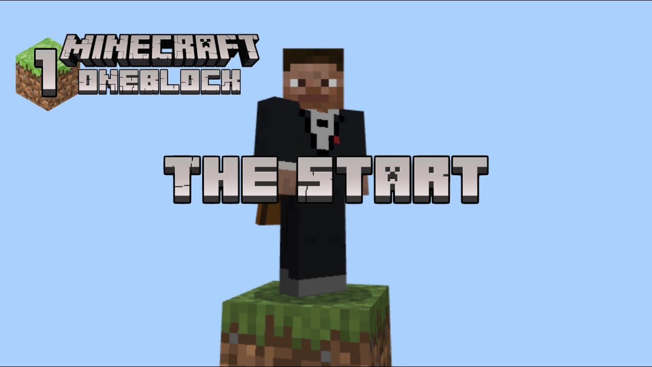 The Start - Minecraft One Block (#1) - YouTube