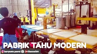 Pembuatan tahu | Intip proses produksi tahu scr modern langsung dari pabriknya