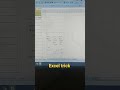 excel trick Automatic date month fill the series #excel #shorts #computer
