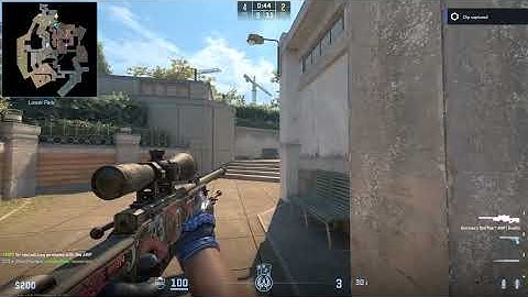 AWP 4k on Overpass CS2