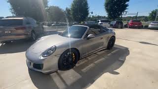 2018 Porsche 911 Targa 4 GTS GT Silver Metallic