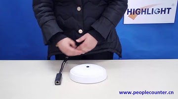 Camera people counting system focus on data analysis