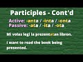 Esperanto: Participles (cont'd)