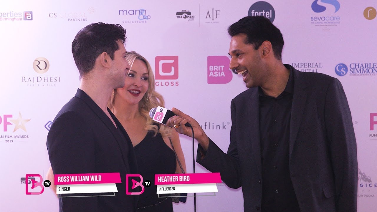 BritAsia TV Punjabi Film Awards 2019 Red Carpet: Ross William Wild & Heather Bird