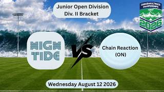 Aug 12 - Div II Bracket