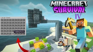 Minecraft Survival IV: Unlimited Cobblestone Farm!"