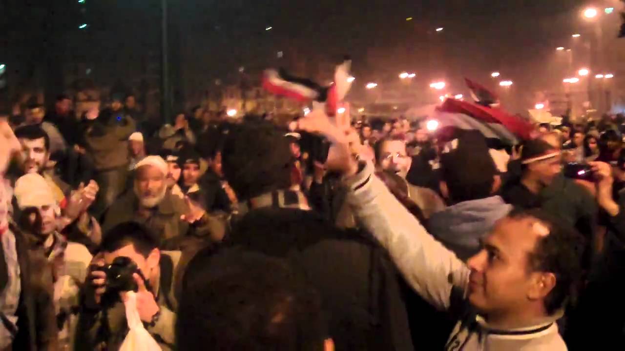 مشاهد من ميدان التحرير: الترحيب