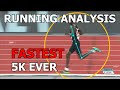 Running Analysis: The FASTEST 5K in the WORLD! (Joshua Cheptegei)
