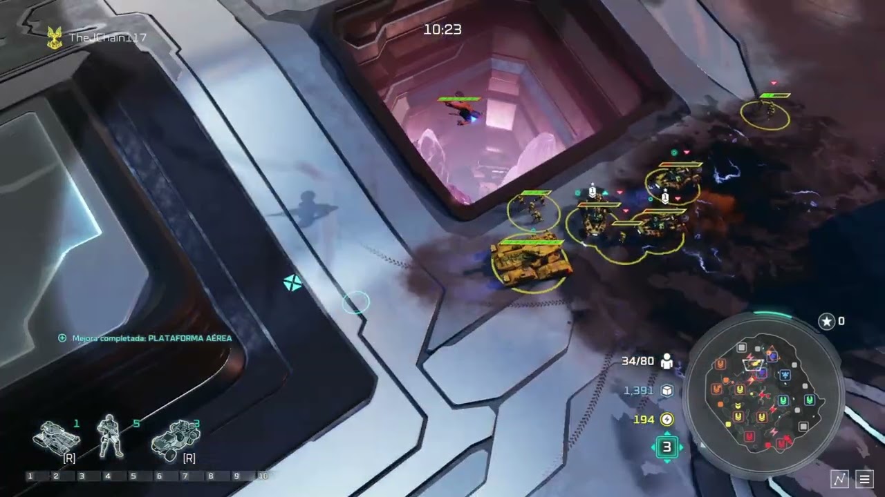 La purga de fuego convirtió la batalla en un infierno compartido- Halo Wars II