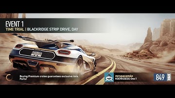 Need for Speed No Limits Koenigsegg One:1 Day 1 Race 1 walkthrough