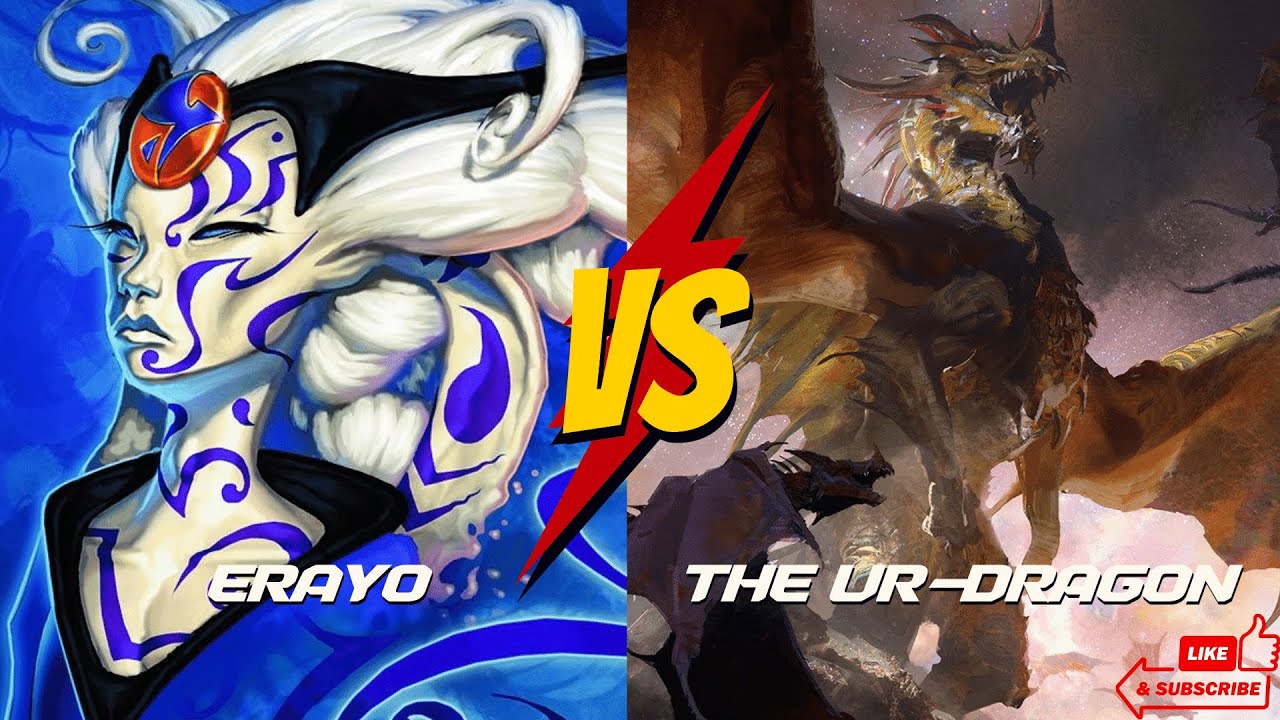 Erayo, Soratami Ascendant vs  The Ur Dragon   Duel Commander   EDH│MTG│RML