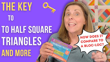 How to Trim Half Square Triangles FAST: The Clearly Perfect Slotted Trimmer