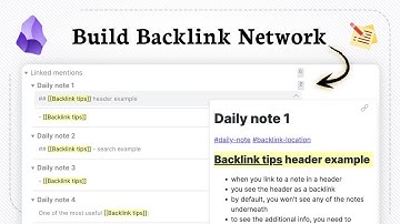 Hoe je links en backlinks in Obsidian creëert