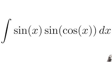 Integral sin(x)sin(cos(x)) with u substitution