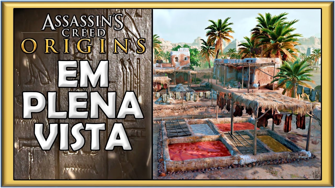 EM PLENA VISTA - SOLUÇÃO E LOCALIZAÇÃO DO PAPIRO - ASSASSIN'S