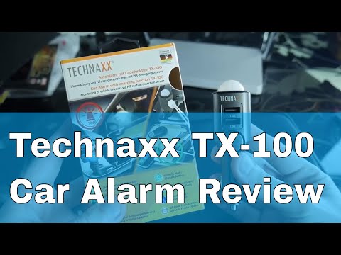 Alarmanlage im Auto & Wohnmobil nachrüsten / einbauen! Technaxx TX