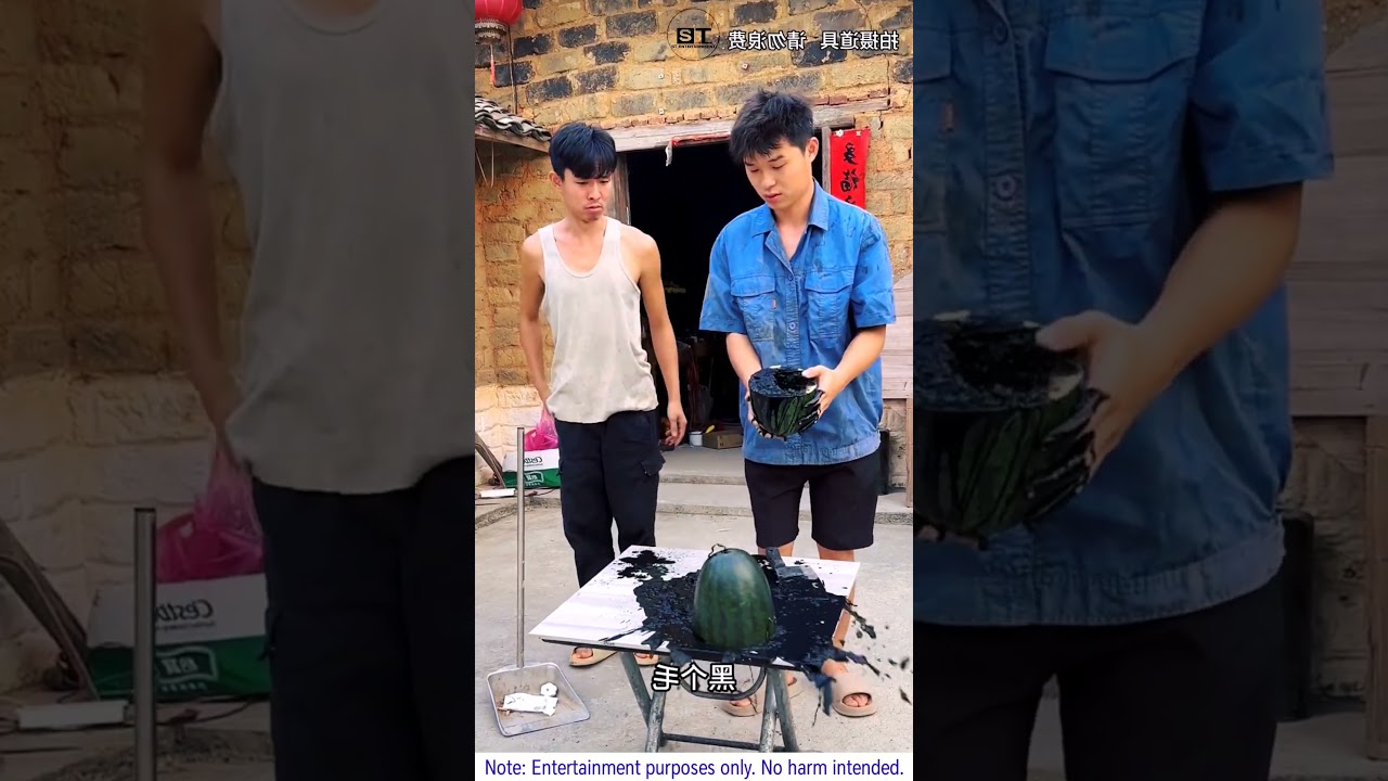 Expectations vs Reality: Watermelon Challenge! 💔 #viralshorts