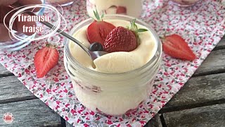 Recette du Tiramisu fraise