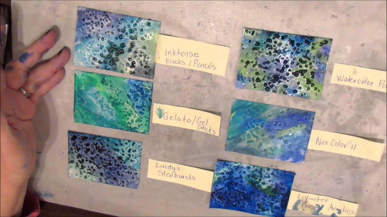 Art Journal Salt Technique YouTube