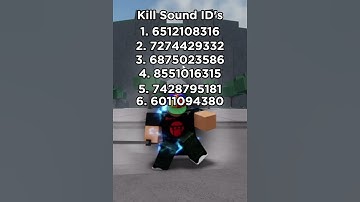 Kill Sound Ids In TSB #thestrongestbattlegrounds #roblox #tsb