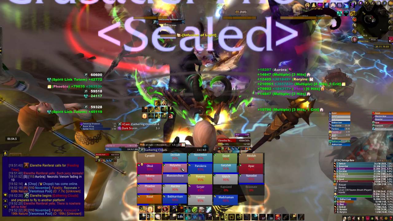 Sealed (Barthilas) - Heroic Elerethe Renferal - Holy Paladin POV