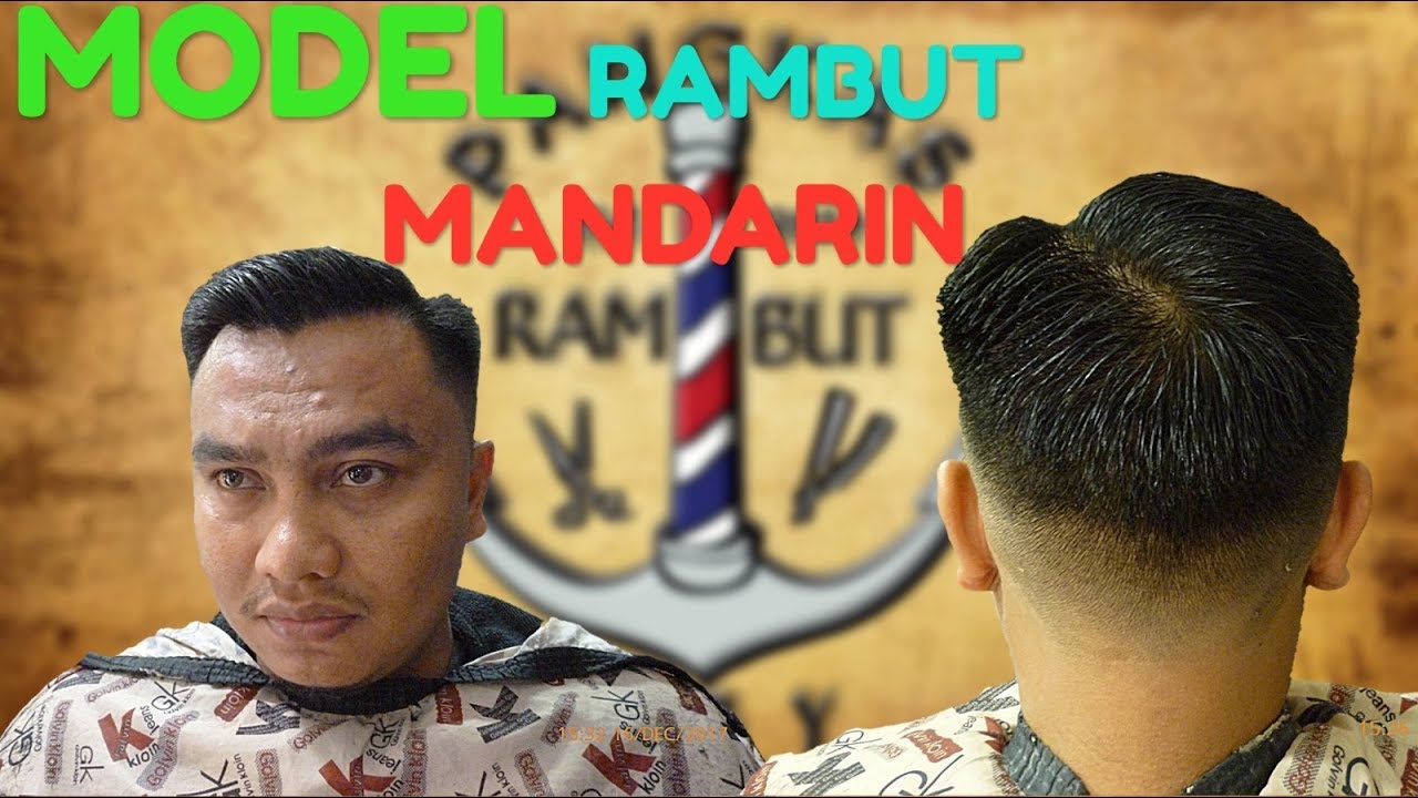  GAYA  MODEL RAMBUT  MANDARIN Step by step By Pangkas 